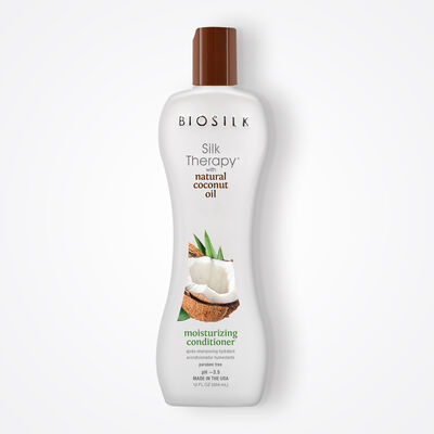 Silk Therapy With Natural Coconut Oil Moisturizing Conditioner - 12 Ounces